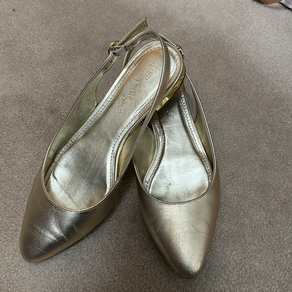 Lilly Pulitzer sling back flats